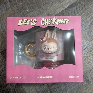 The Monsters Pink and Gold Mug by Popmart